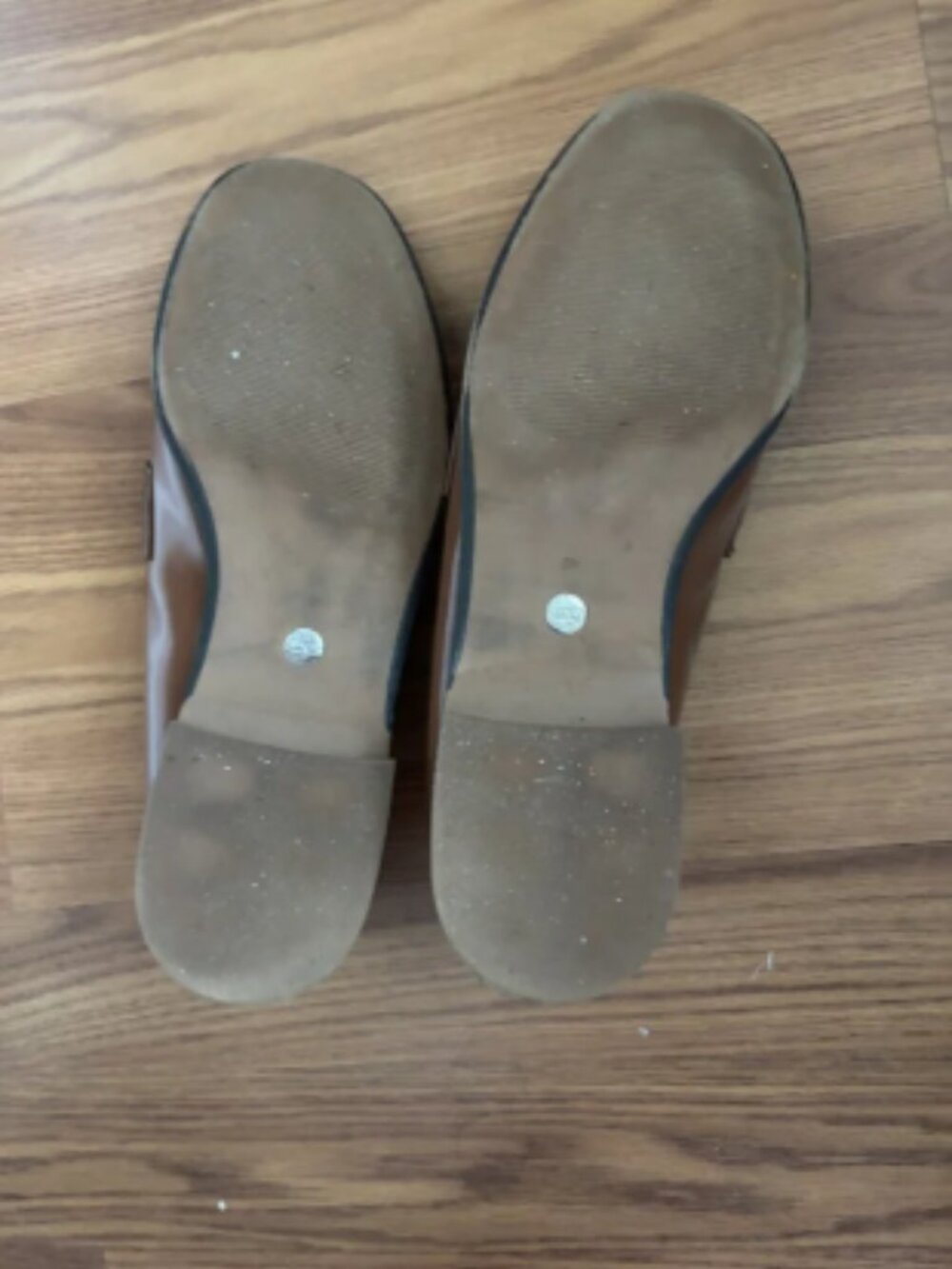 ZARA Brown and Cream Tassel Loafers - Picture 6 of 7